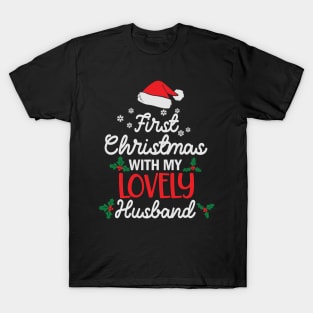 First Christmas With My Lovely Husband T-Shirt